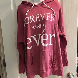 Forever and Ever Pink Hoodie